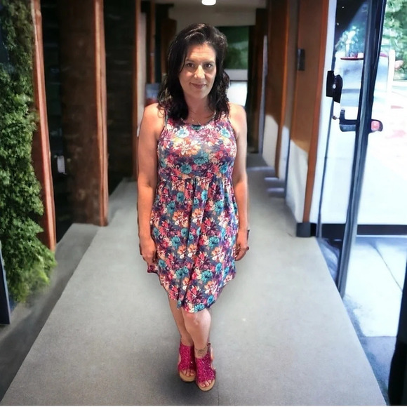 Shirley & Stone Dear Dress floral‎ rainbow - Picture 5 of 8